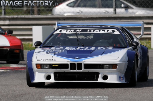 2008-04-26 Monza 0804 Classic Endurance Racing - Gibier - BMW M1 1979